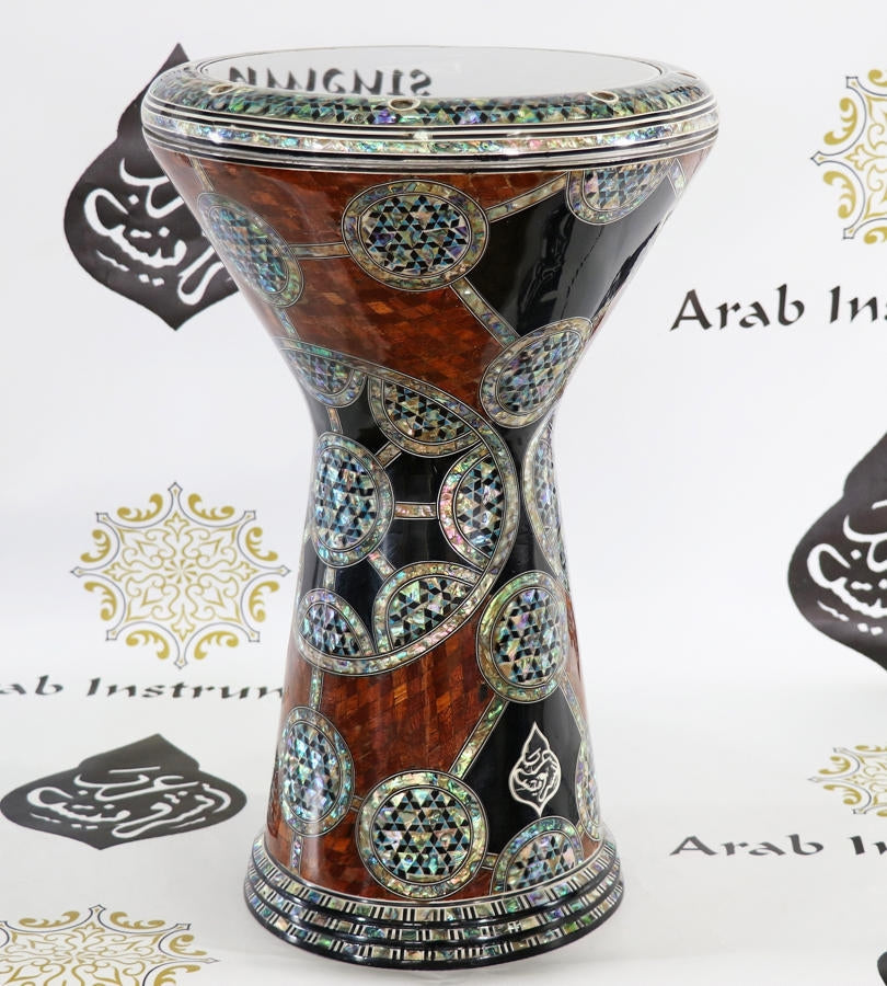 Arab Instruments Blue Pearl Dohola Darbuka  #5117