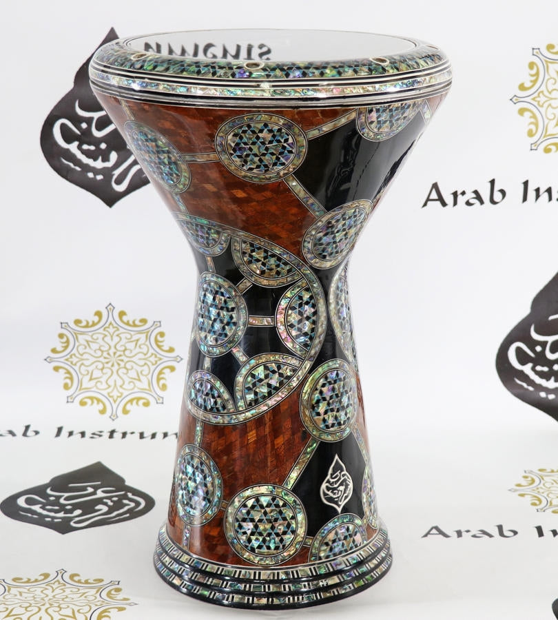 Arab Instruments Blue Pearl Dohola Darbuka #5117