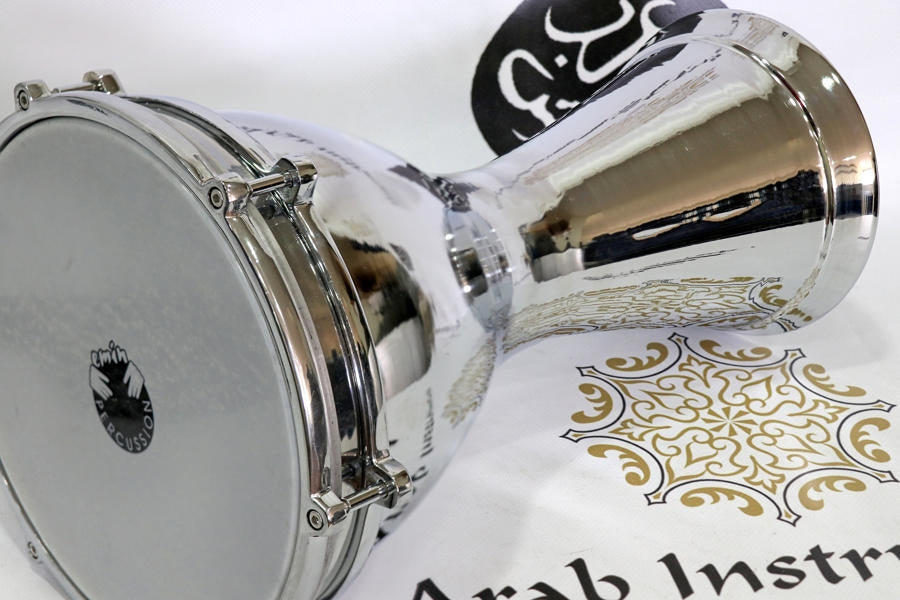 Emin Professional Solo Turkish Darbuka Chrome Plated Copper #1