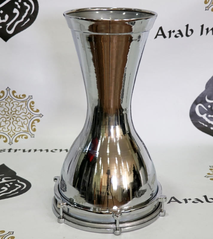Emin Professional Solo Turkish Darbuka Chrome Plated Copper #1