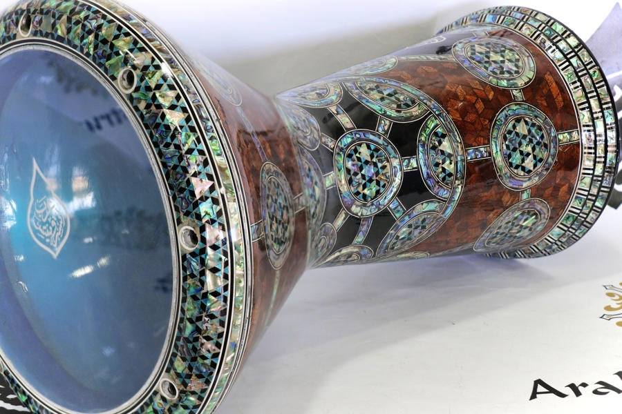 Arab Instruments Blue Pearl Dohola Darbuka #5117