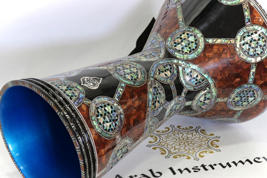 Arab Instruments Blue Pearl Dohola Darbuka #5117