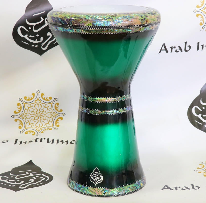 Arab Instruments  Sombaty Plus Darbuka The Blue Pearl Aurora #20068