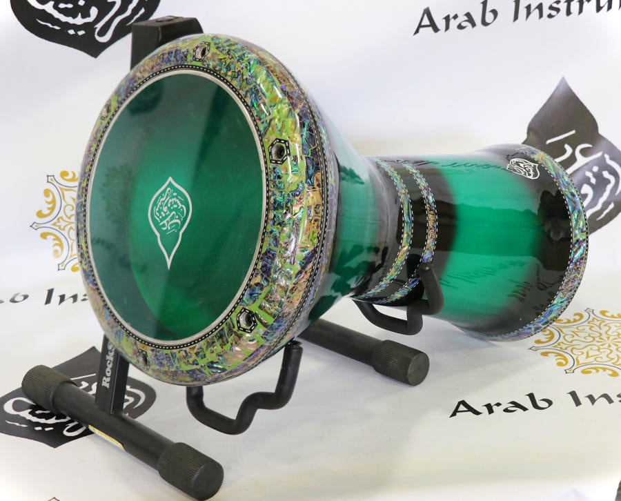 Arab Instruments  Sombaty Plus Darbuka The Blue Pearl Aurora #20068