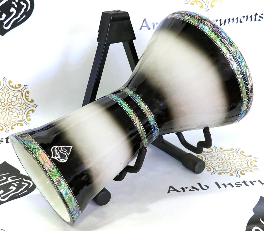 Arab Instruments  Sombaty Plus Darbuka The White Pearl Aurora #7776