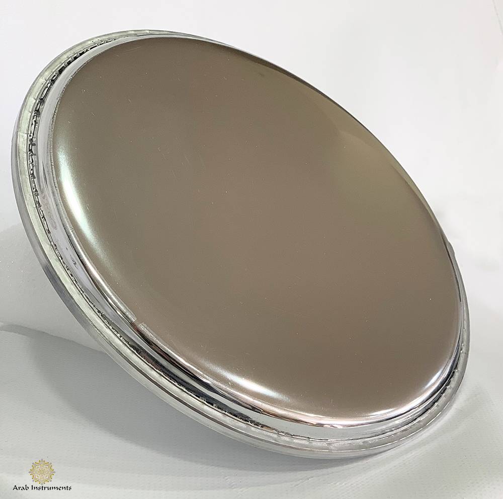 Buy silver mirror skin for your darbuka
