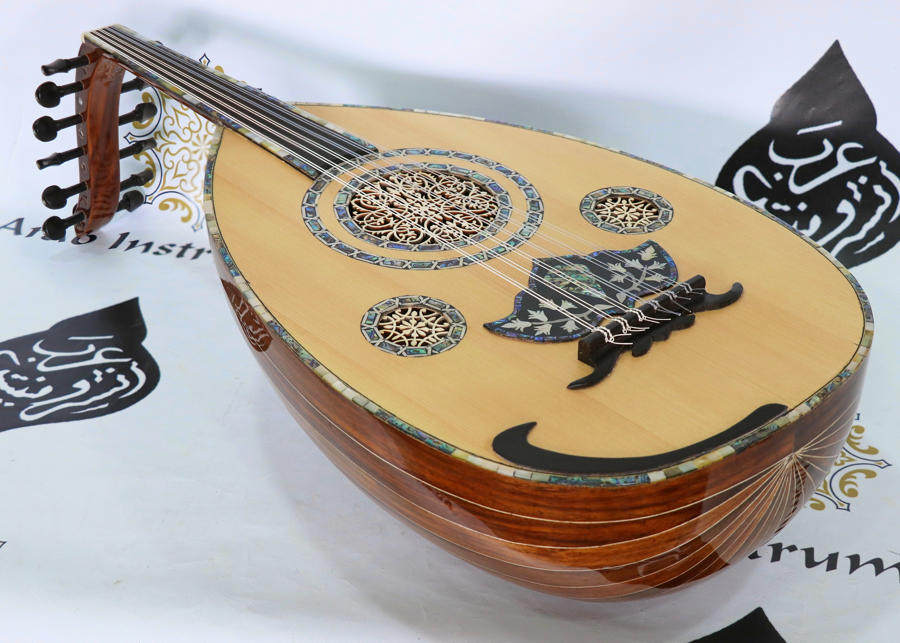 Arab Instruments Egyptian Oud Blue Pearl #121