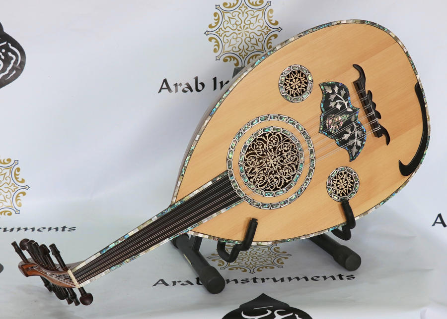 Arab Instruments Egyptian Oud Blue Pearl #121