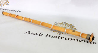 First Class Crown Series Turkish Ney Bone and Wood Bashpare + Hard Case