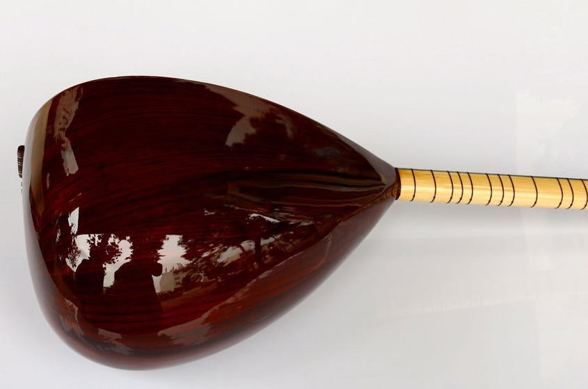 Professional Saz Baglama Long Neck Walnut #94