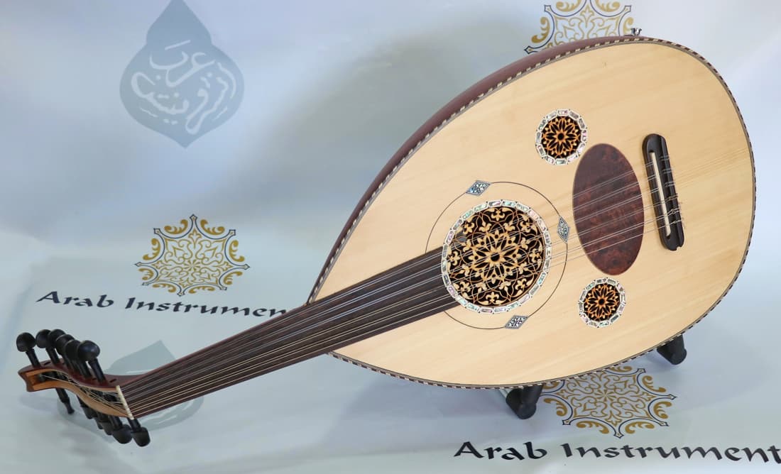Mourad ELTurky Premium Egyptian Electric Acoustic Oud #M1152