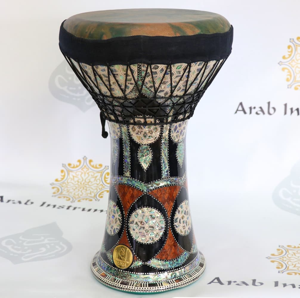 Premium Clay Darbuka Goat Skin The Classic Blue Pearl #6036