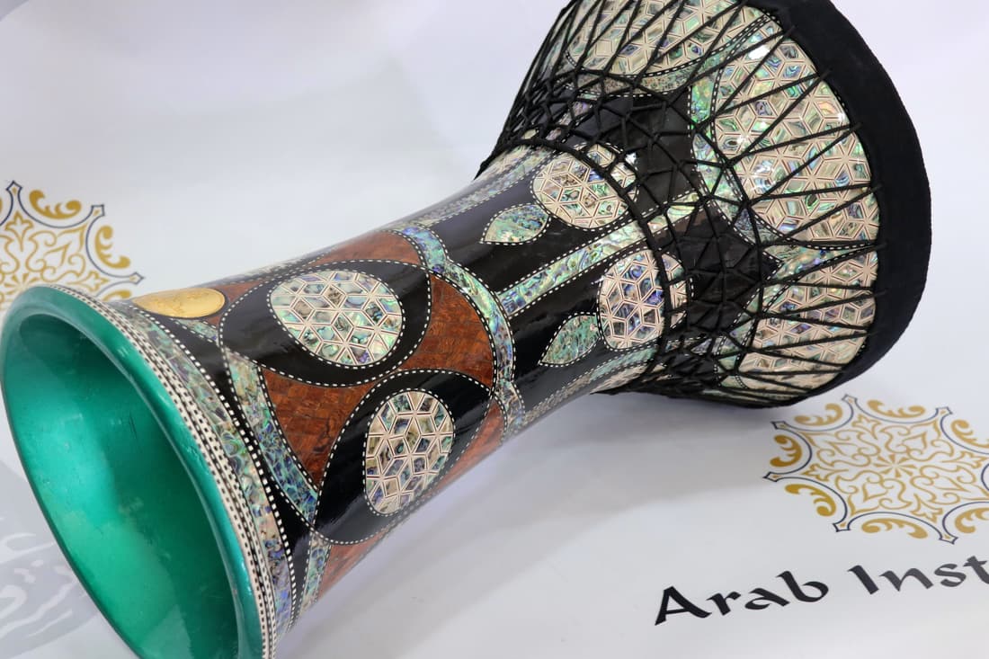 Premium Clay Darbuka Goat Skin The Classic Blue Pearl #6036