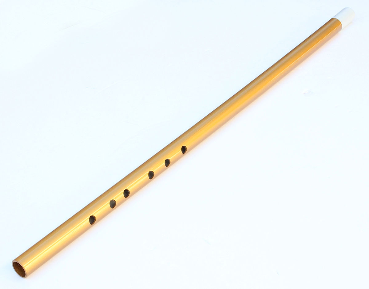 (Tuning Kiz, Si - B) Arab Instruments Professional Plastic Ney 28.68" Gold Metal