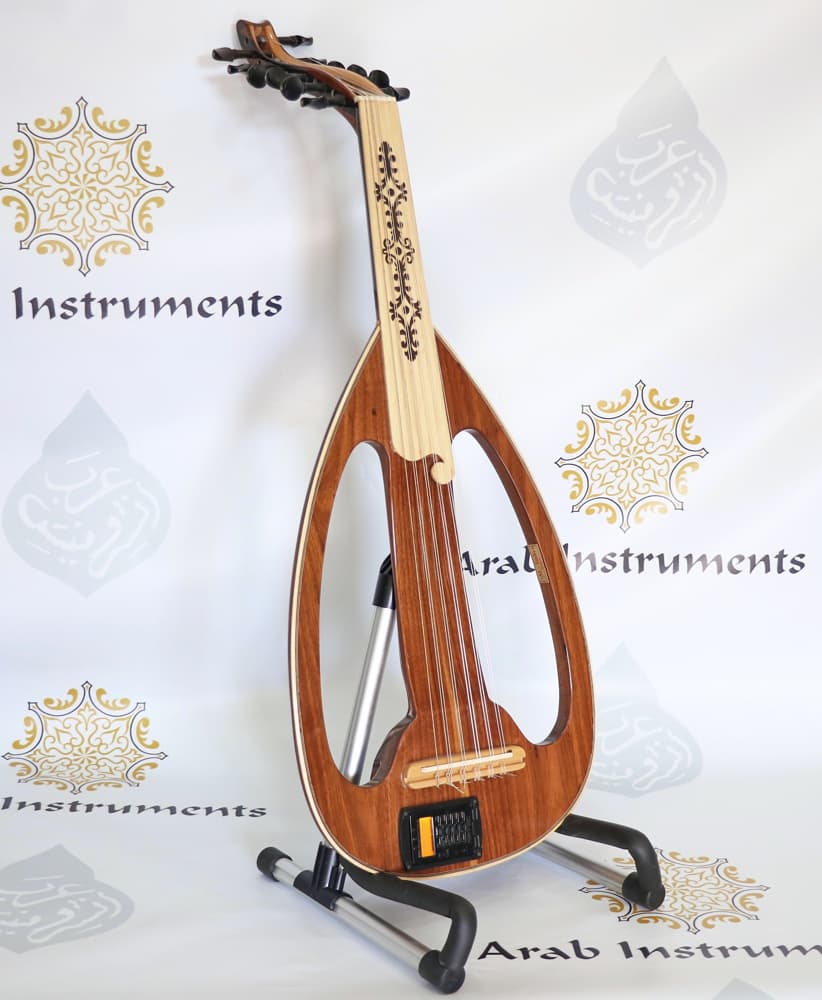 Mourad ELTurky Premium Decorated Egyptian Electric Silent Oud #M1160