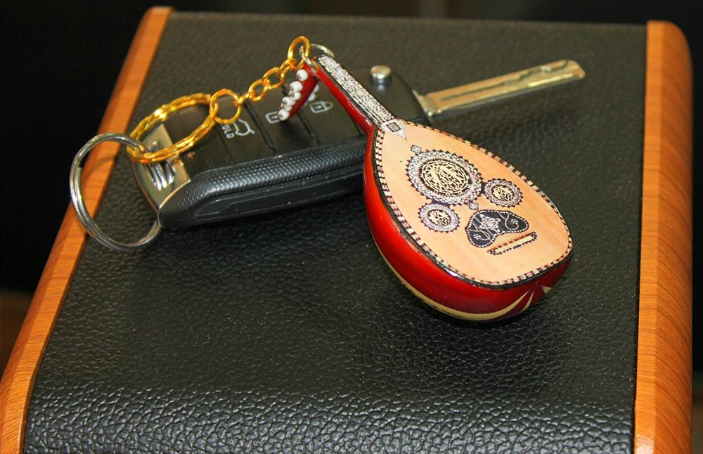 Miniature Oud Key Chain - Farid Al Atrash Replica