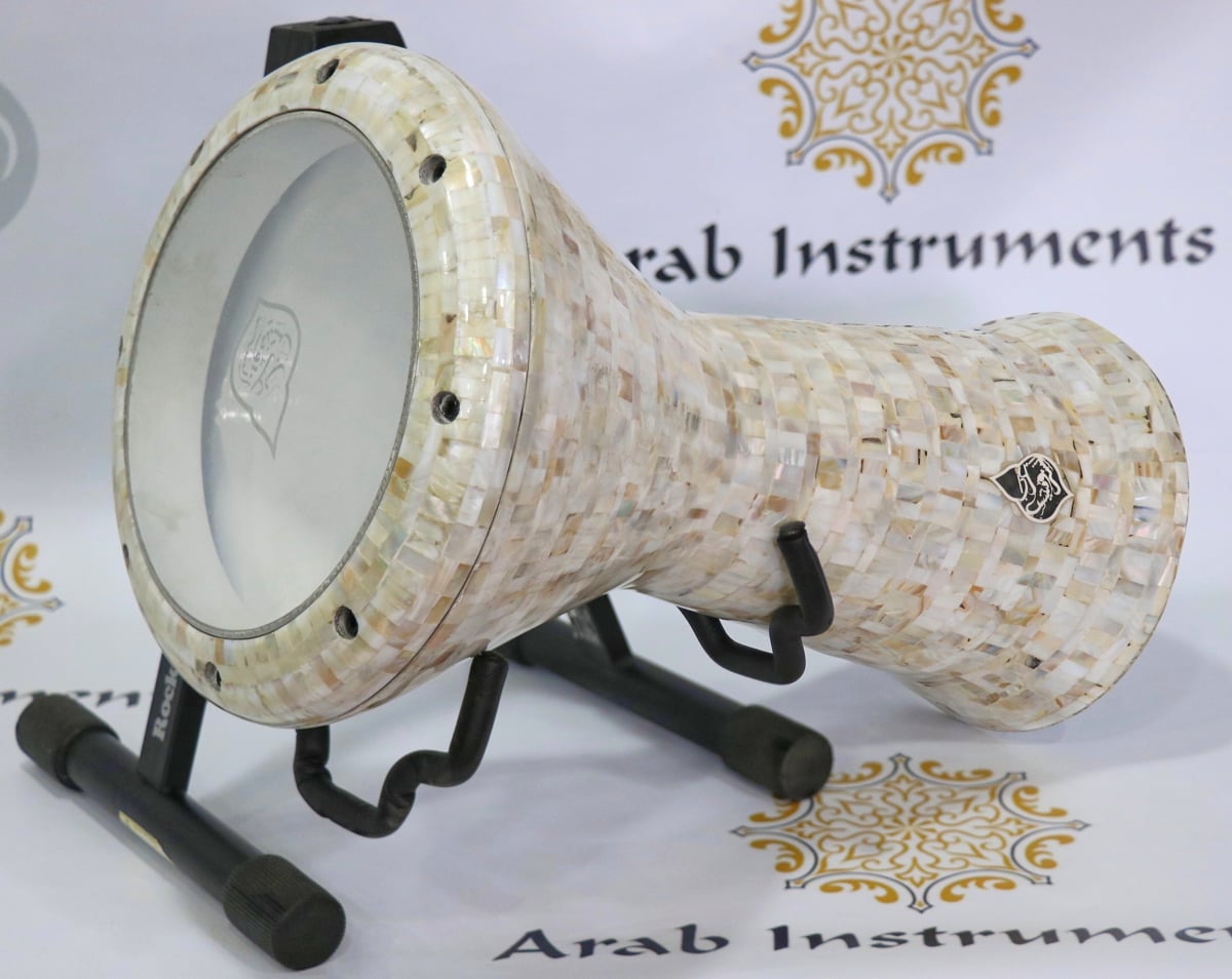 Sombaty Plus Darbuka The White Kingdom Japanese Pearls + Defender #2030