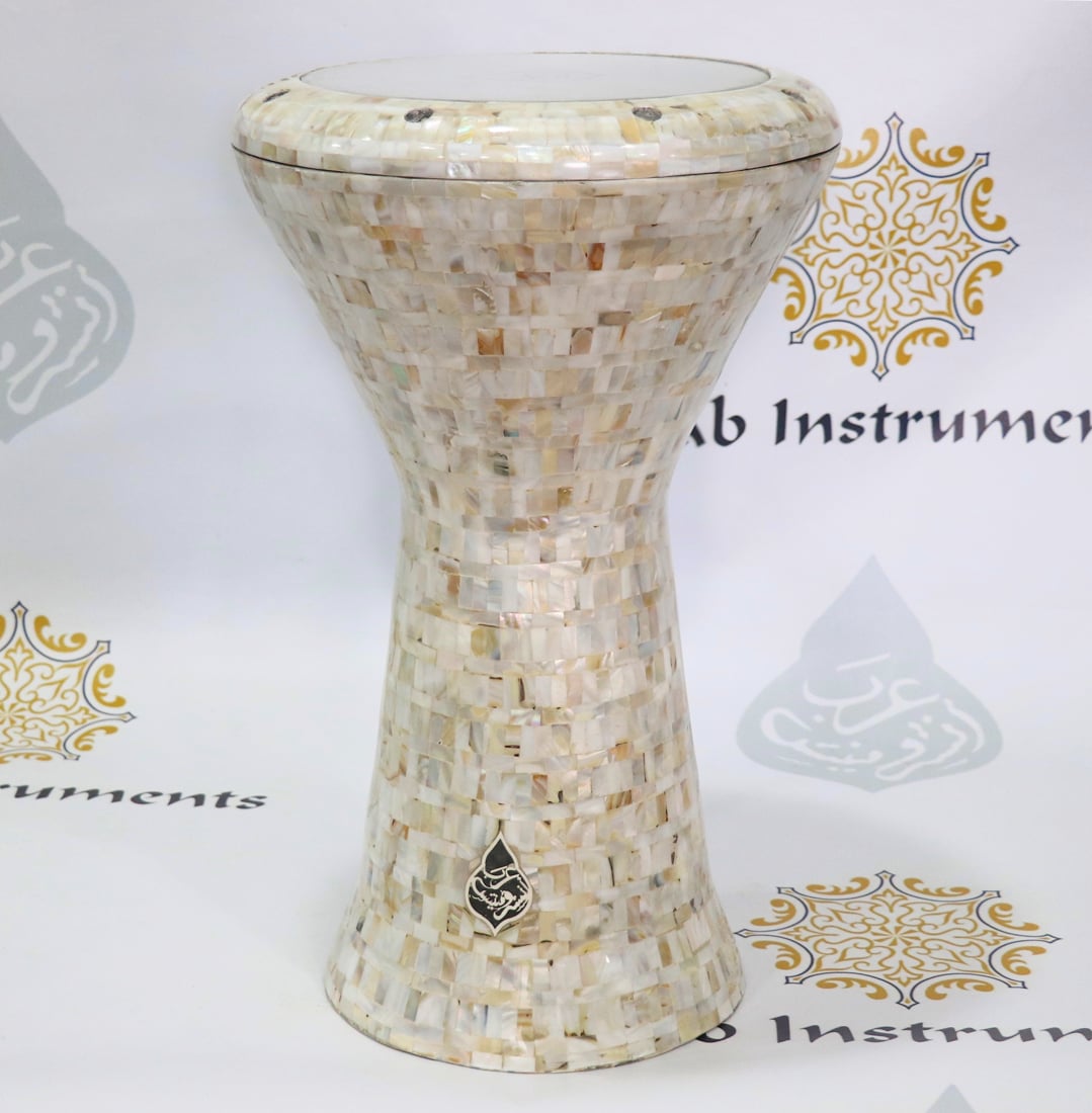 Sombaty Plus Darbuka The White Kingdom Japanese Pearls + Defender #2030