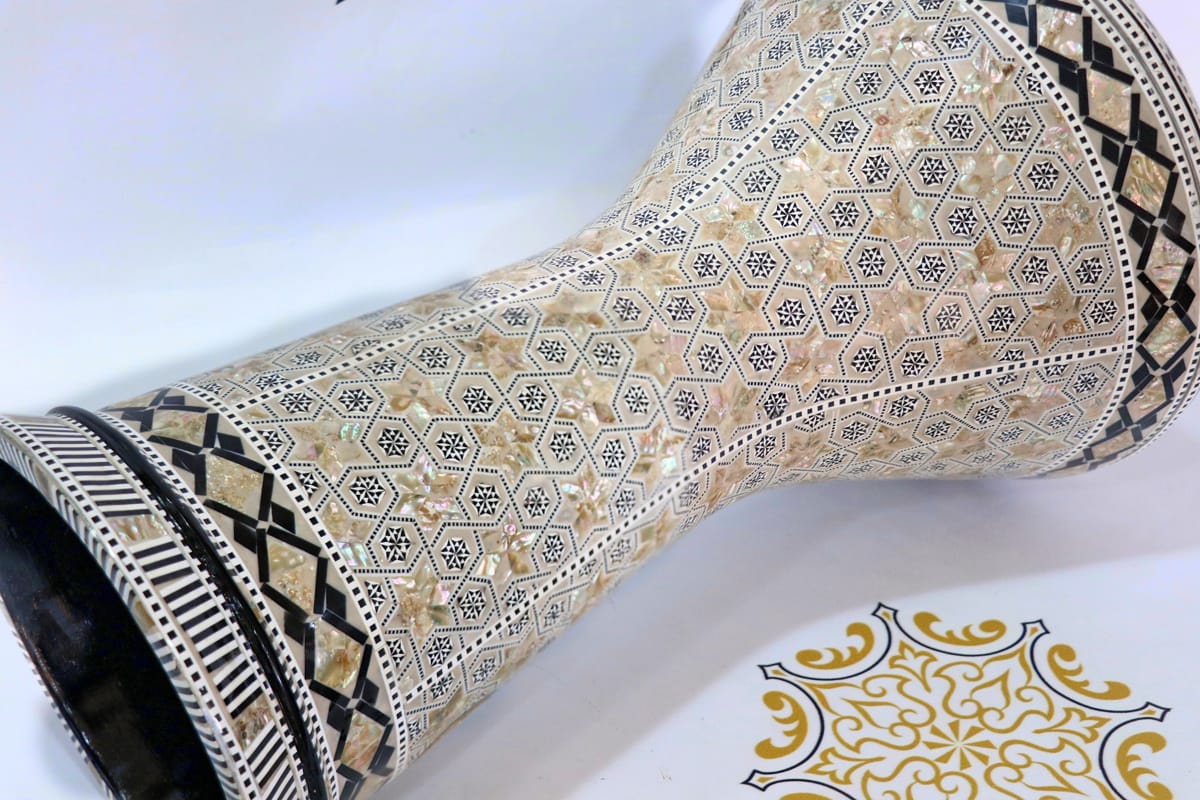 Gawharet El Fan Darbuka New Generation The White Wall Pearls #10055