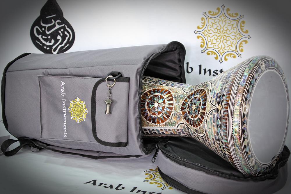 Arab Instruments Sombaty Plus Darbuka The Blue Pearl Temple #7777