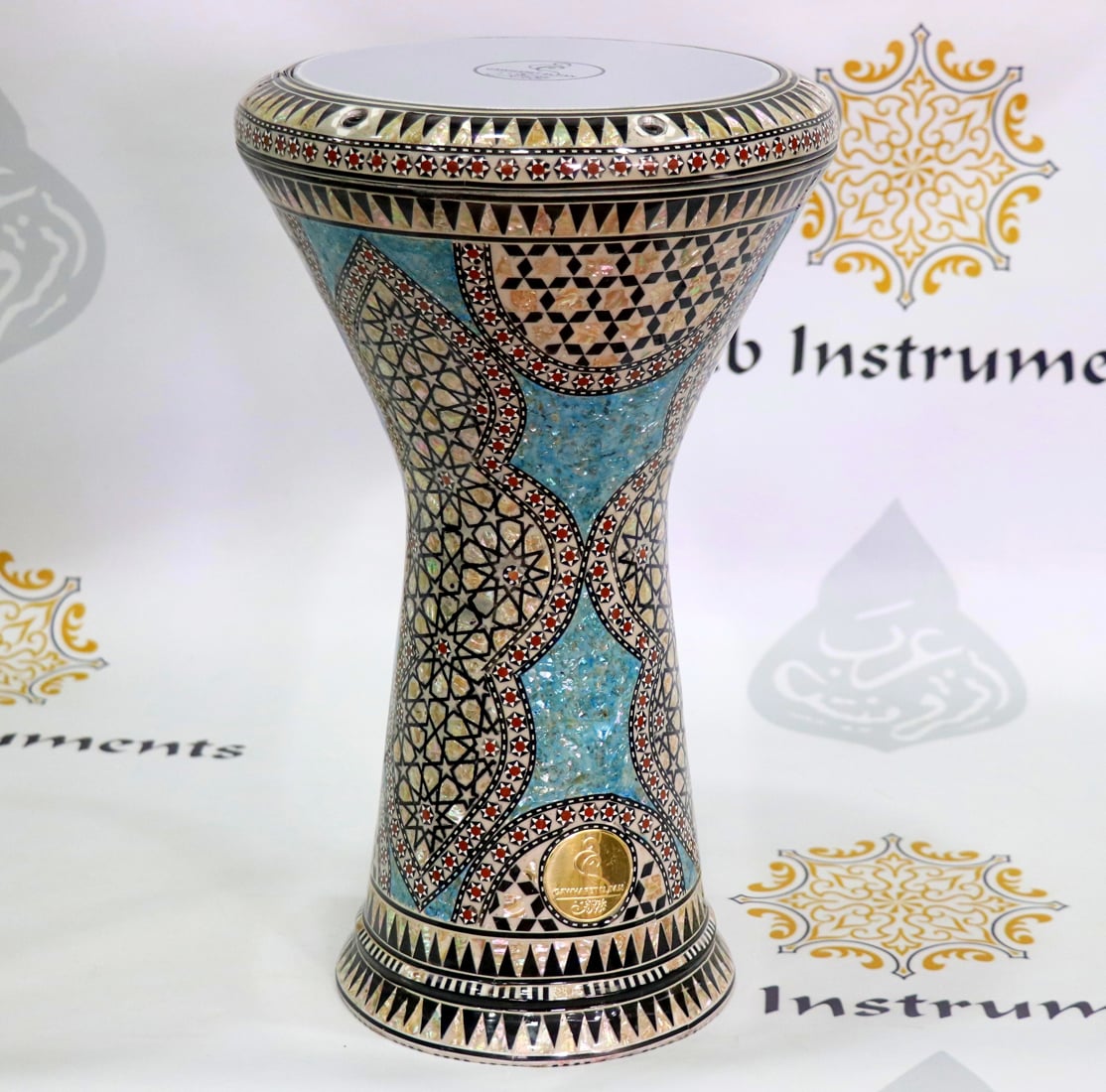 Gawharet El Fan Darbuka New Generation The Light Blue Tample #11133