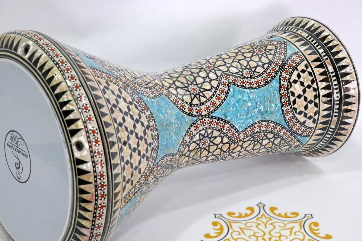 Gawharet El Fan Darbuka New Generation The Light Blue Tample #11133