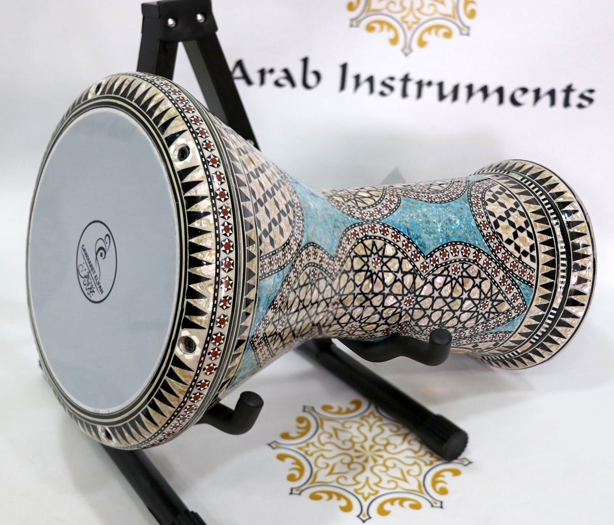 Gawharet El Fan Darbuka New Generation The Light Blue Tample #11133