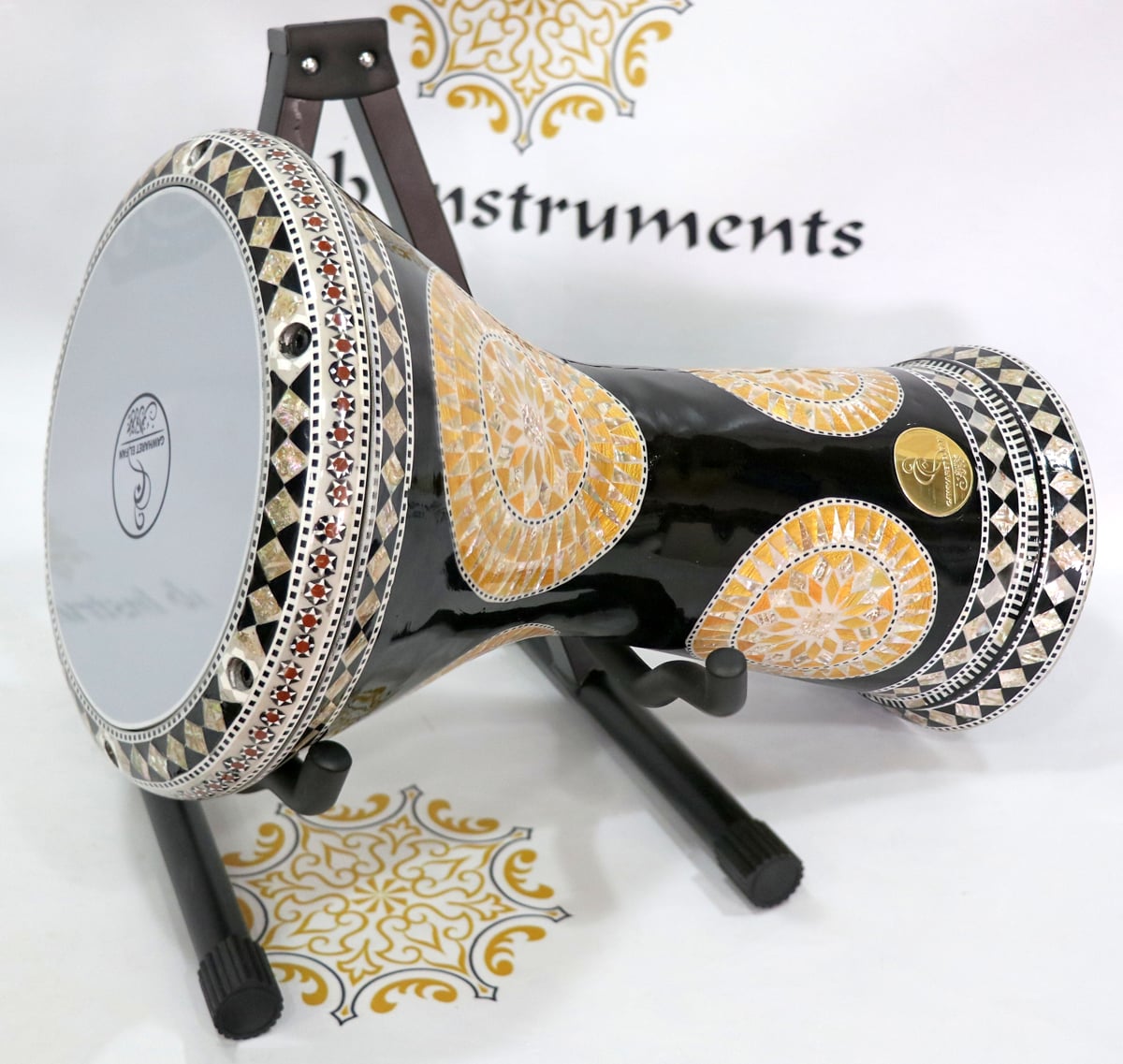 Gawharet El Fan Darbuka Doumbek New Generation The Golden Sun Darbuka #10039