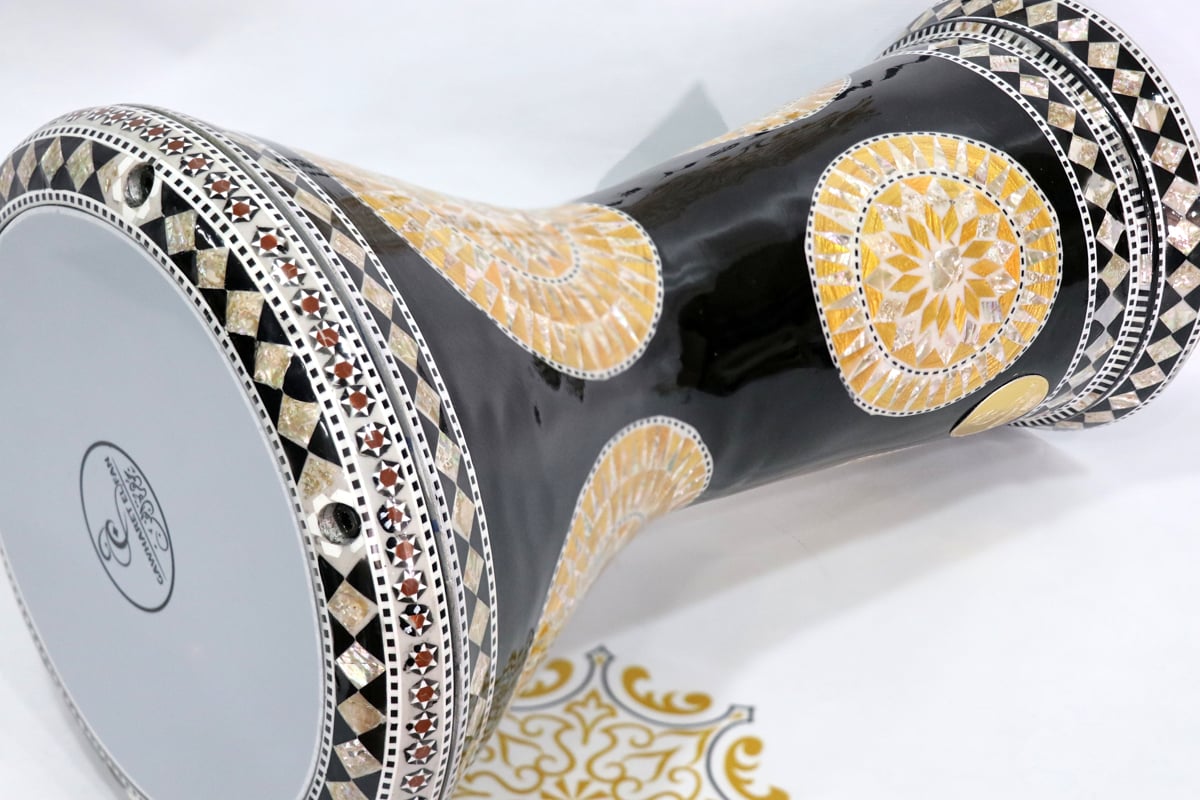 Gawharet El Fan Darbuka Doumbek New Generation The Golden Sun Darbuka #10039