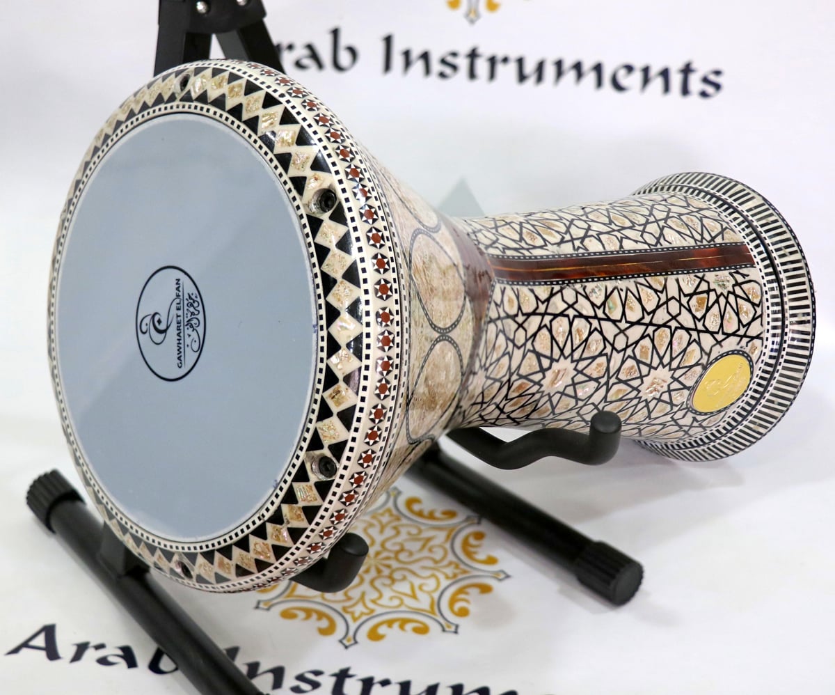 Gawharet El Fan Darbuka New Generation The Brown River Pearls #10054