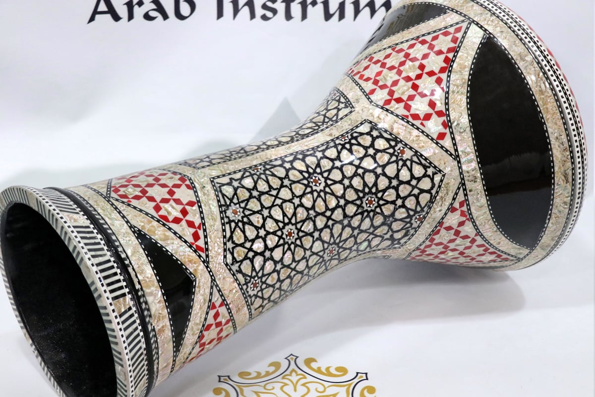Gawharet El Fan Darbuka Doumbek New Generation The Red Wall #10040