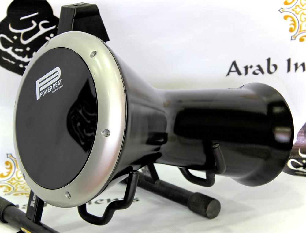 Arab Instruments Black / Silver Doumbek New Generation #3445