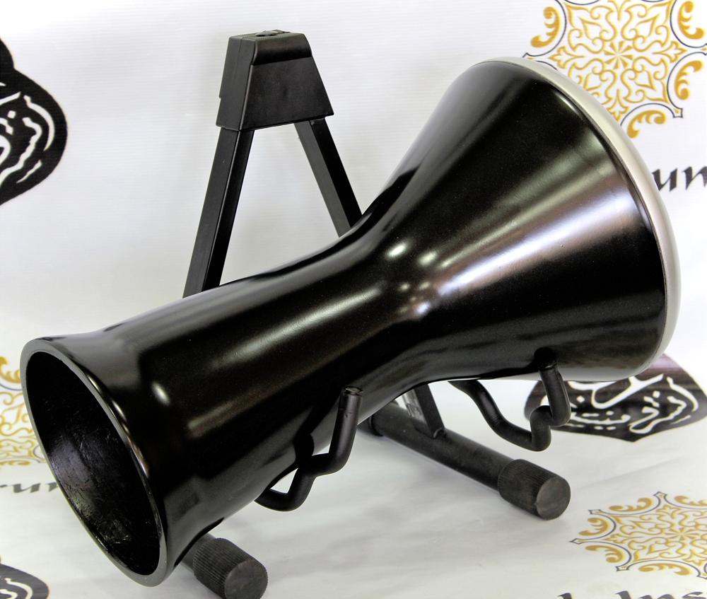 Arab Instruments Black / Silver Doumbek New Generation #3445