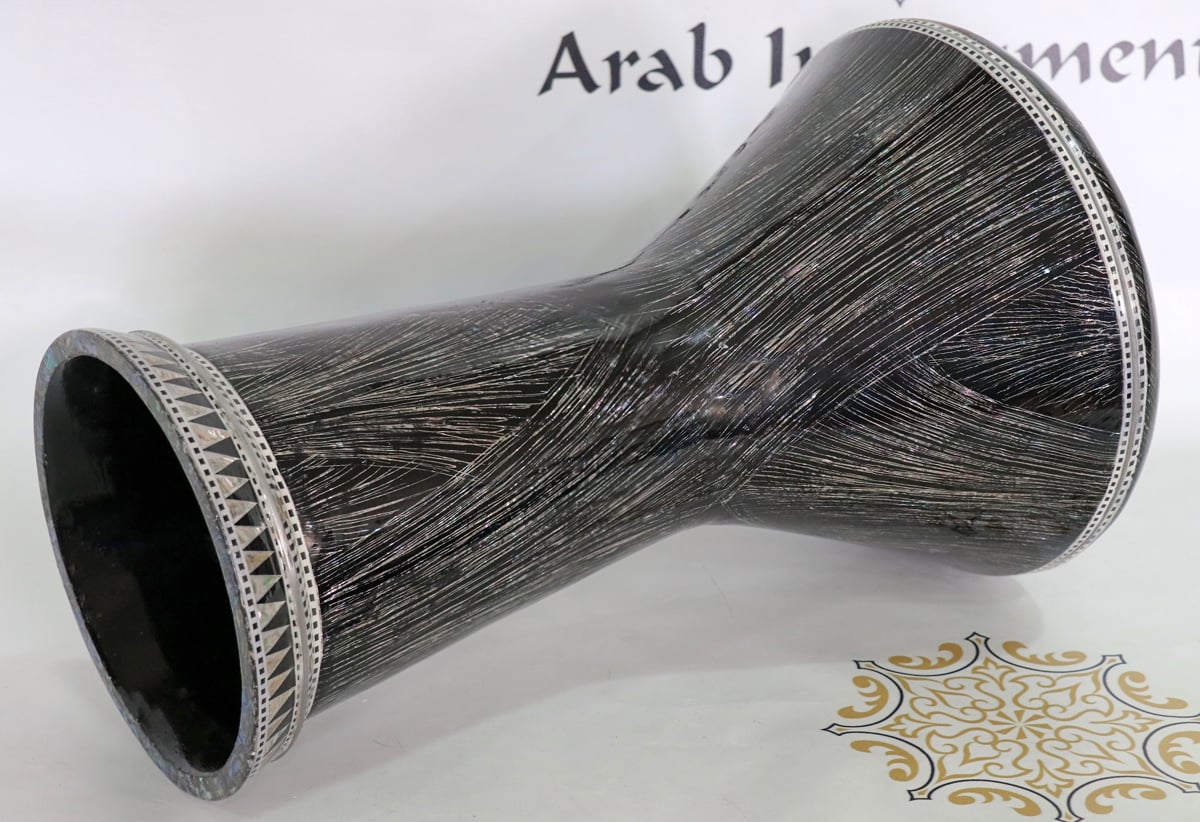 Arab Instruments Darbuka Doumbek New Generation The Black Pearl Sparks #10046