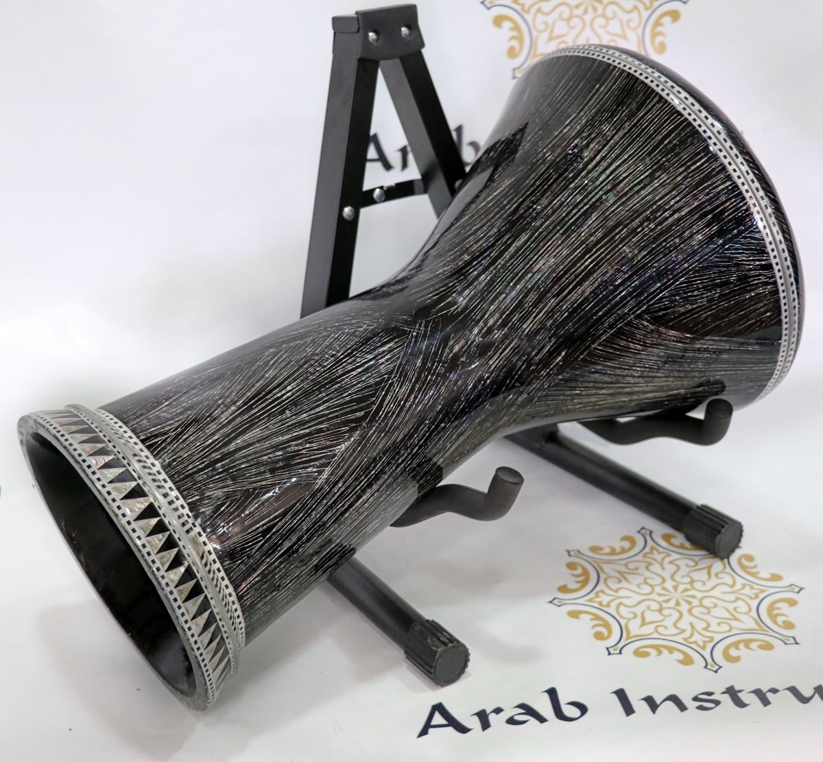 Arab Instruments Darbuka New Generation The Black Pearl Sparks #10046