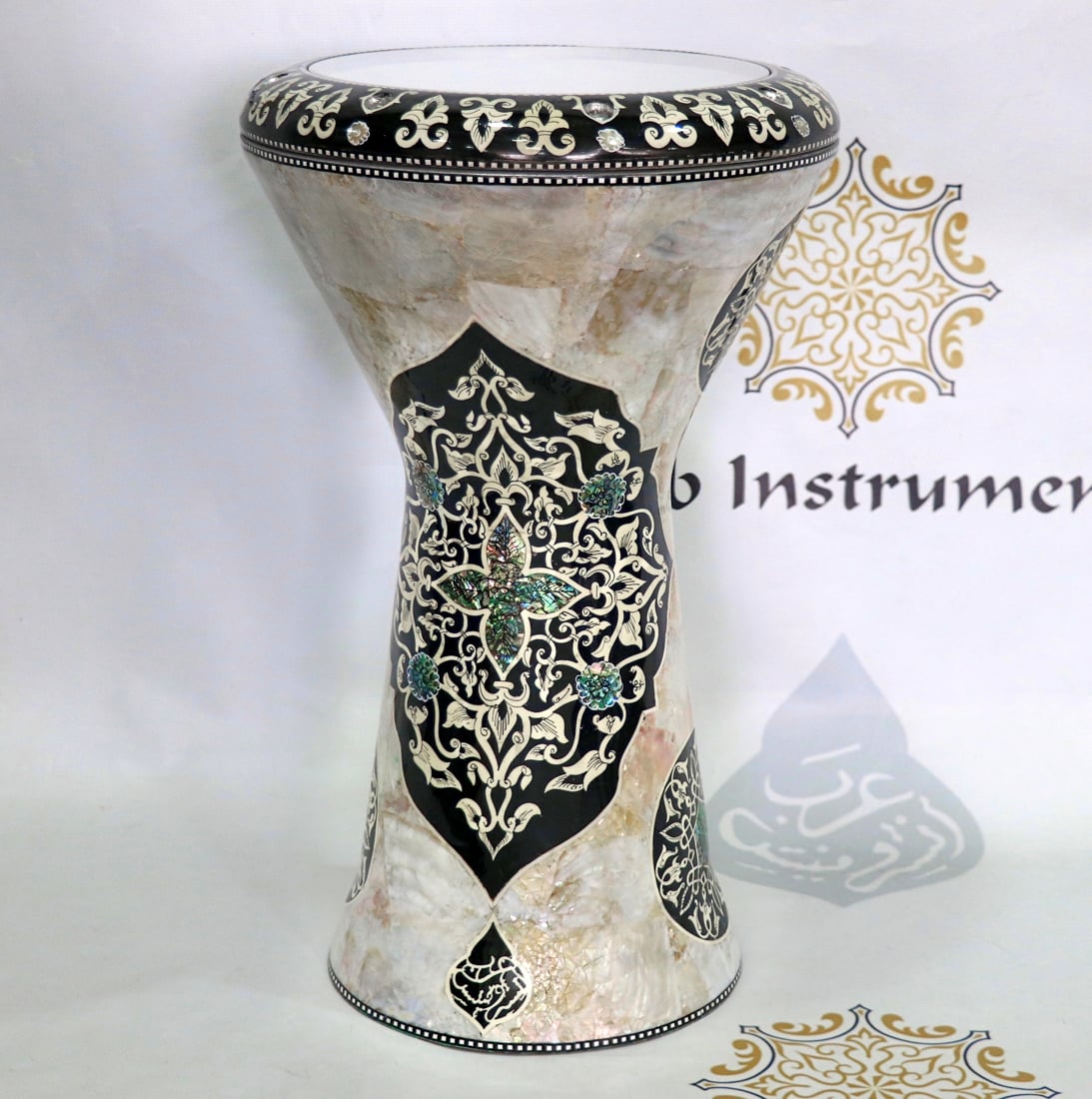 Sombaty Plus Darbuka Doumbek Japanese The White Pearl Shield #2025