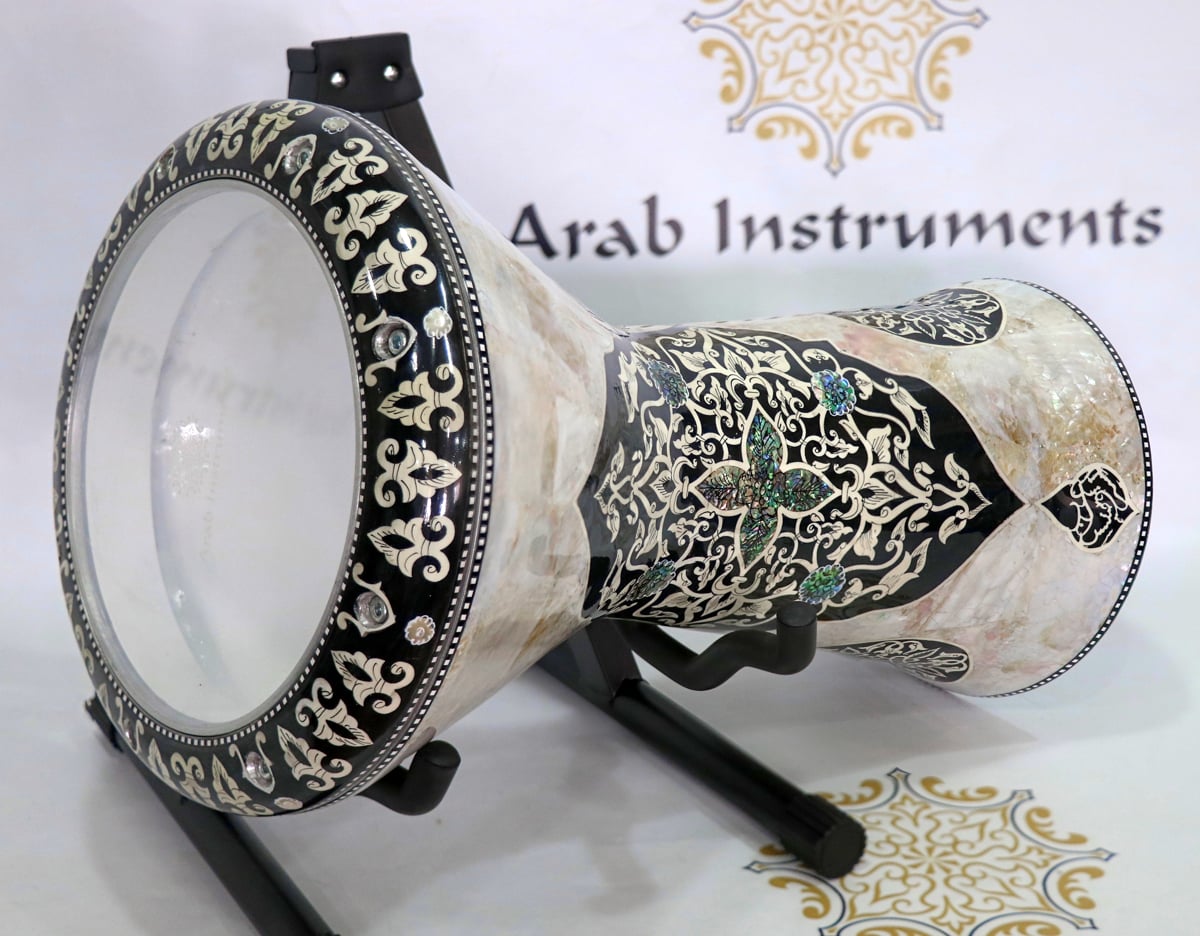 Sombaty Plus Darbuka Doumbek Japanese The White Pearl Shield #2025