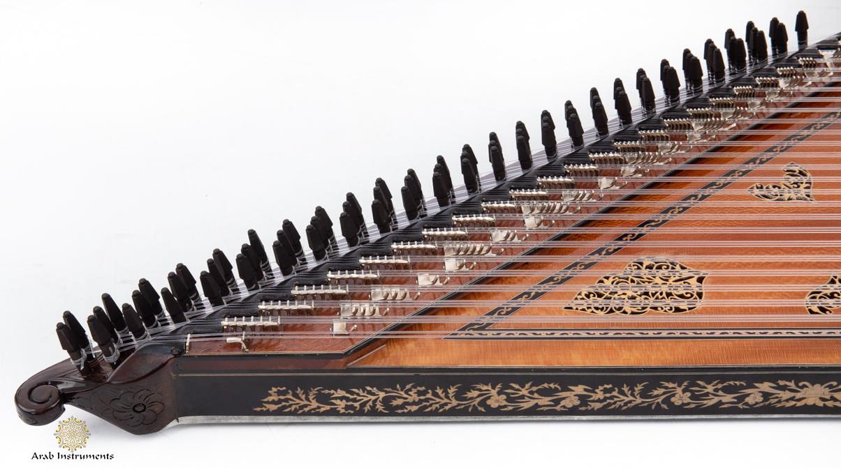 Professional Turkish Qanun Oak Pegbox