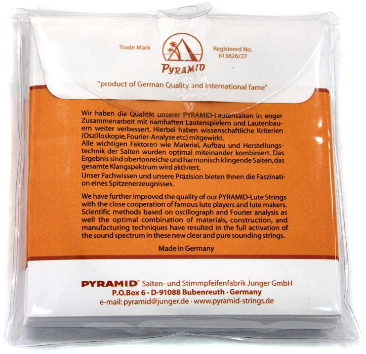 Pyramid Premium Oud Strings Set of 11 Strings C- cc for Arabic Oud