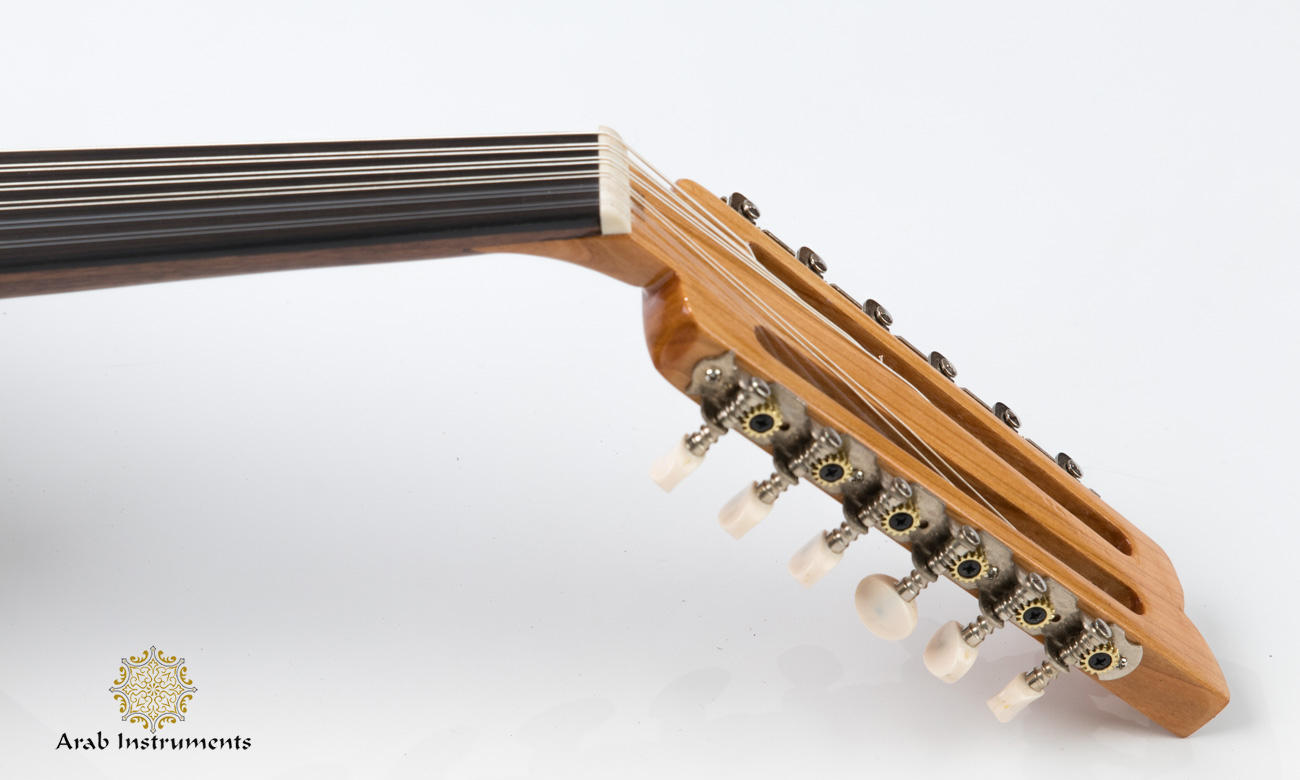 Professional Walnut Turkish Half Electric Oud with Equalizer #027E