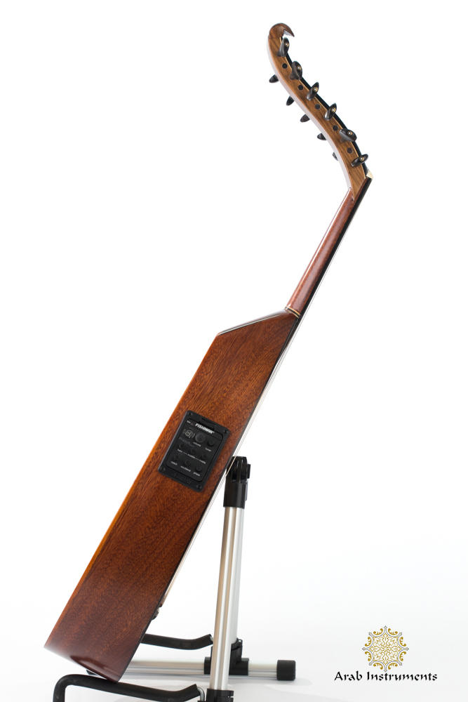 Professional Mahogany Turkish Half Electric Oud with Equalizer #028E