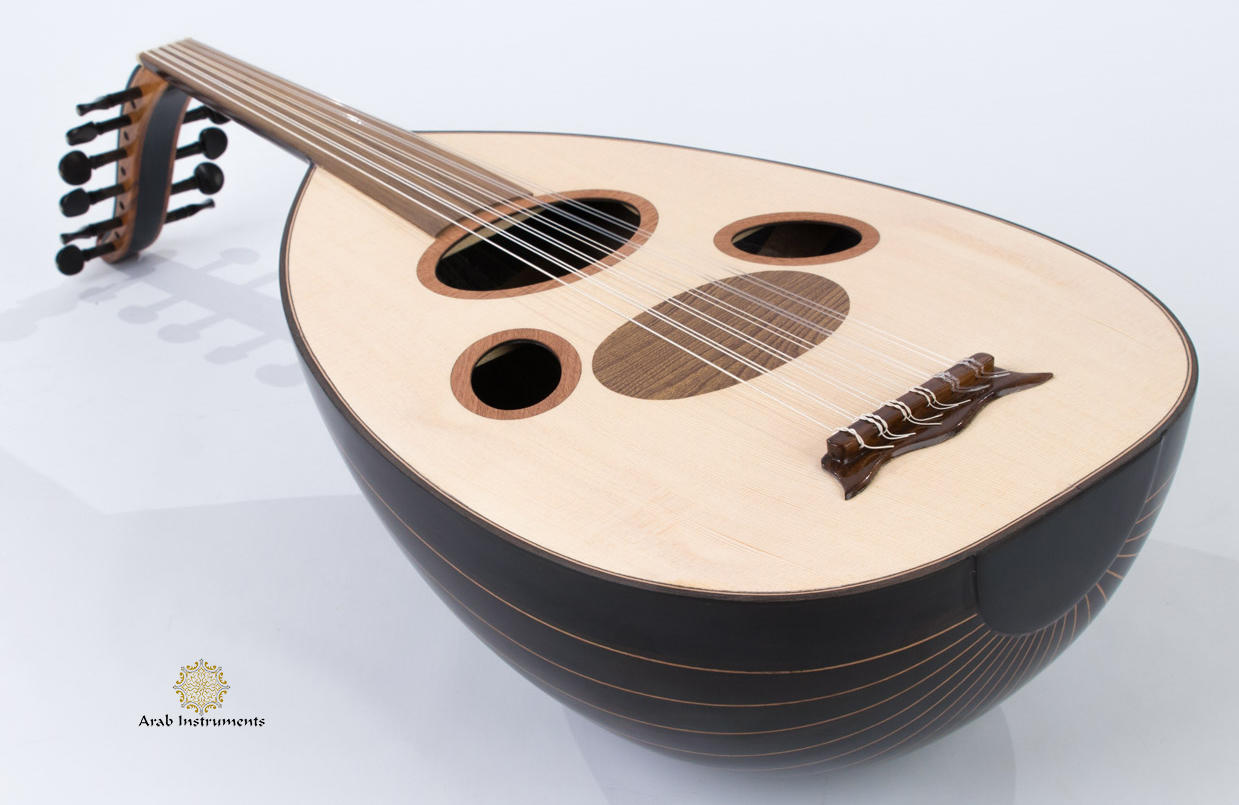 Arabic Walnut Oud Black Style #D149