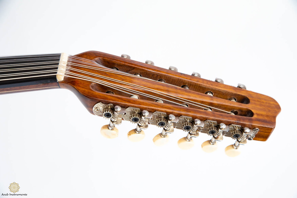 Left Hand Professional Walnut Half Electric Oud Guitar Pegs #027L