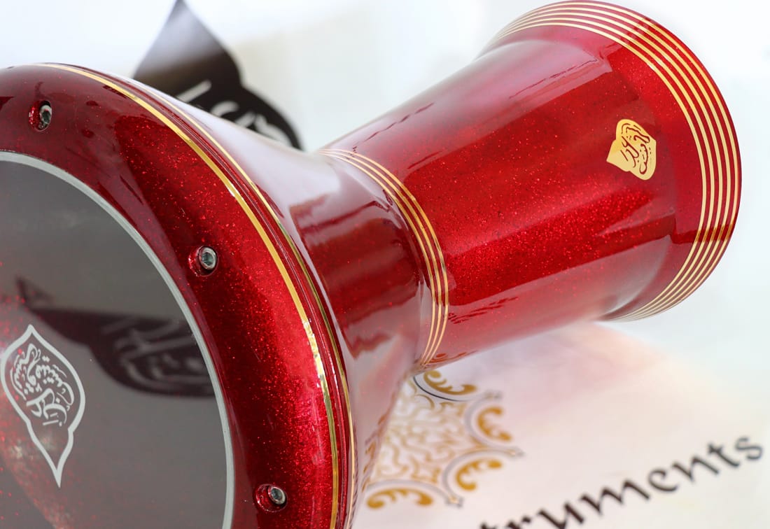Red Crown Darbuka Sparkling Premium Sombaty Plus #0772