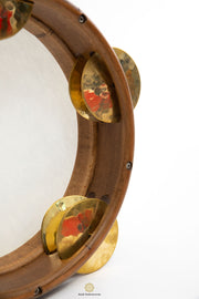 Professional Decorated Walnut Riq Fiber Skin #D628