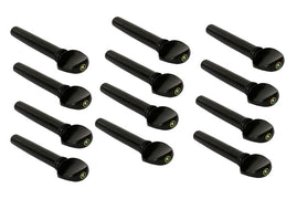 Set of 12 Premium Blue Pearl Ebony Pegs for Oud