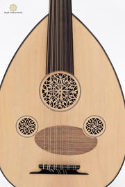 Turkish Acoustic Walnut & Mahogany Oud #D1146