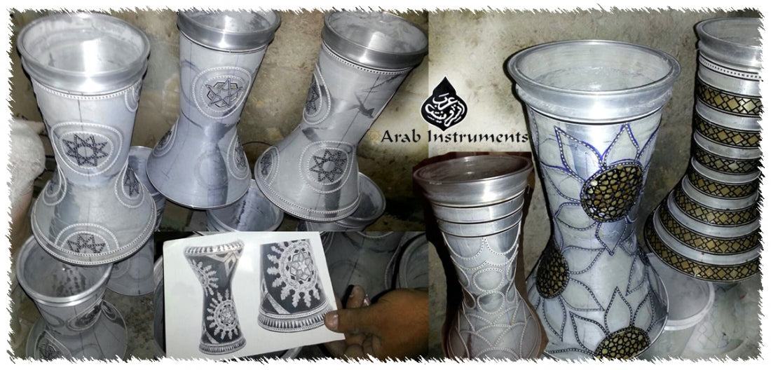 How Do We Build Mother Of Pearl Darbuka - Arab Instruments