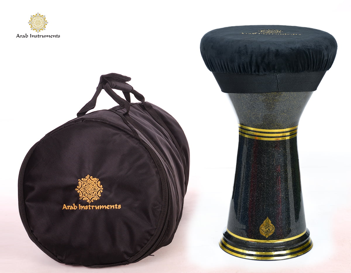 Crown Premium Sparkling Black New Generation Solo Darbuka #0661