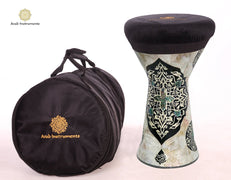 Handcrafted Darbuka Instrument – White Pearl Sombaty Plus Doumbek